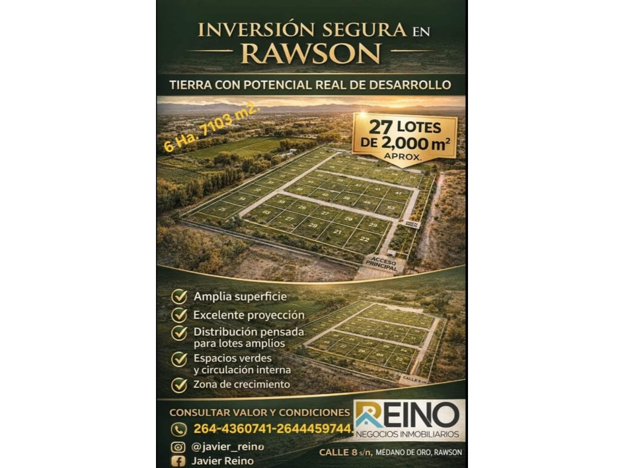 Vendo Terreno Para Invertir.