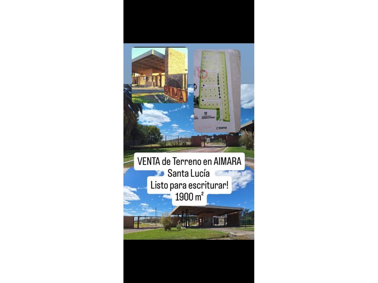 Venta. Terreno De 1900 M². Santa Lucia