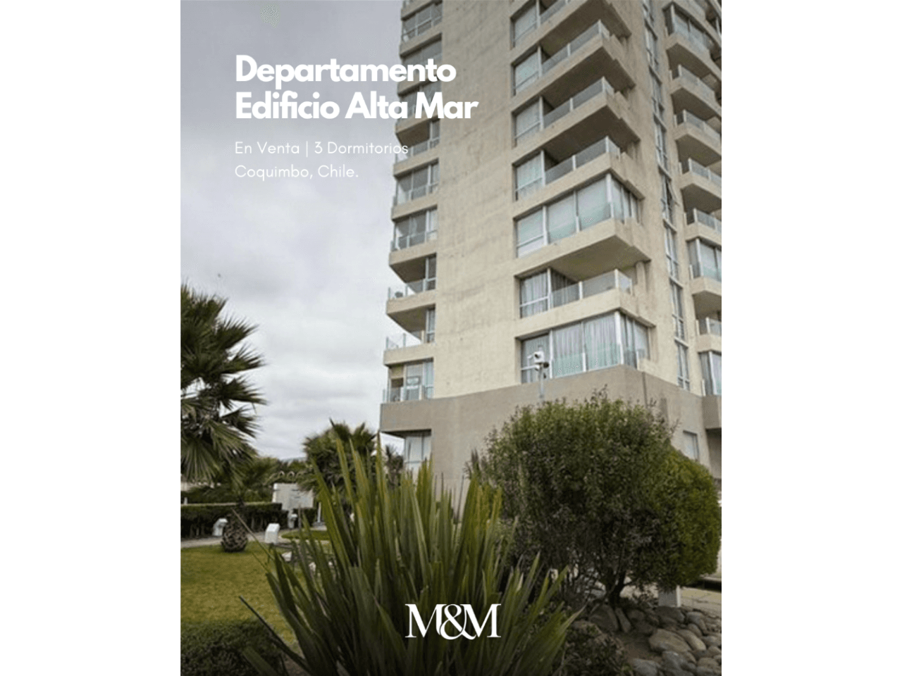 ⚫️ Venta Departamento 3 Dormitorios | Edificio Altamar | Coquimbo | Chile.