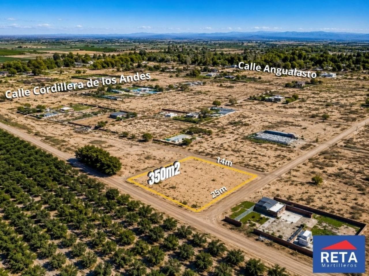 Venta. Lote Esquina En Barrio Parque Aconcagua, Santa Lucía. Listo Para Escriturar.