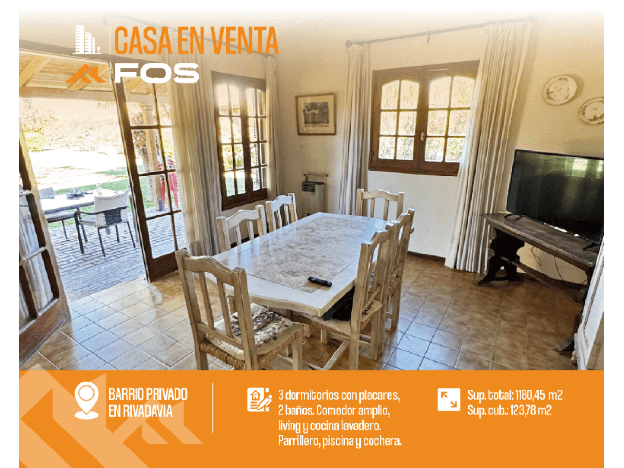 Venta Casa 3 Dormitorios En Barrio Privado -  Venta - Rivadavia