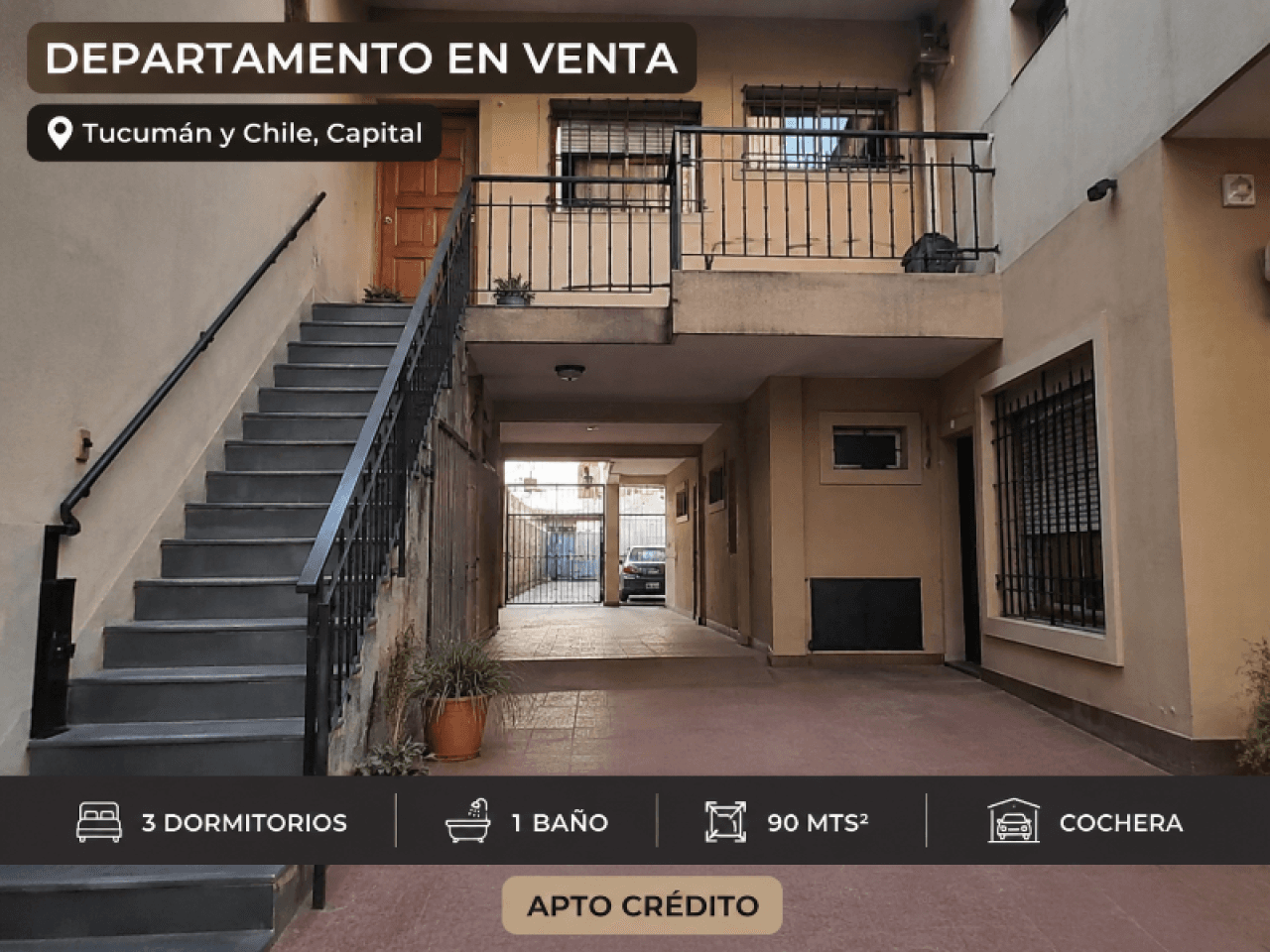 Departamento Apto Crédito C Cochera