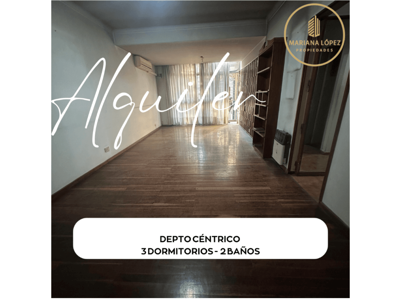 Alquiler. Depto Céntrico 3 Dormitorios 2 Baños