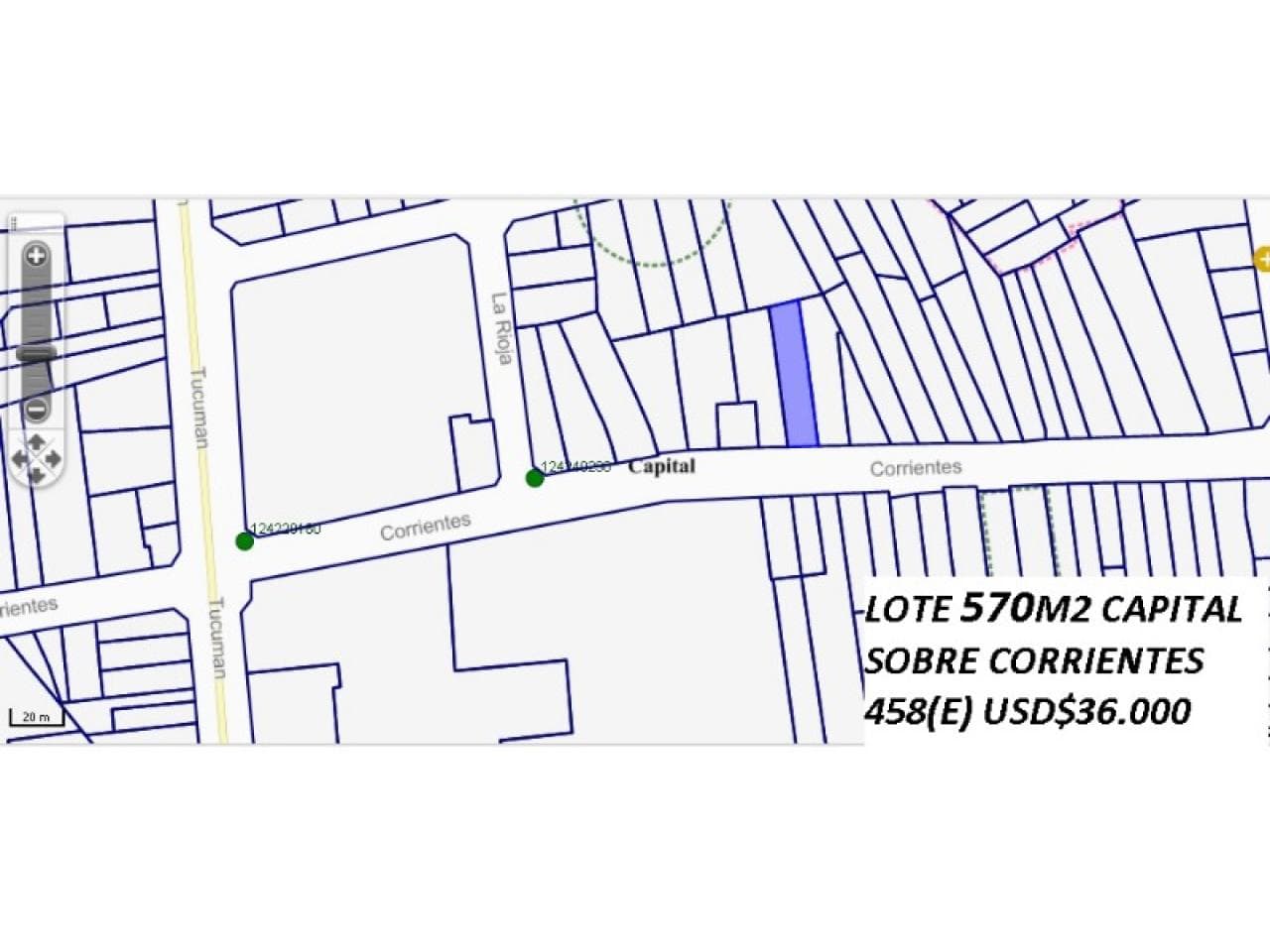Venta 570m2 A Metros De Ruta 40. Capital