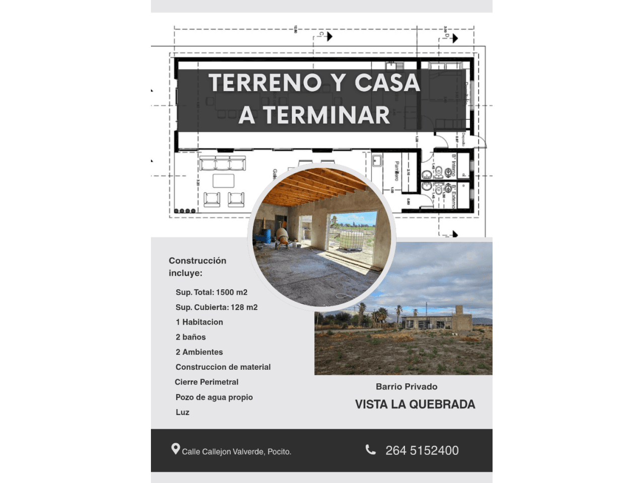 Venta Casa A Terminar.