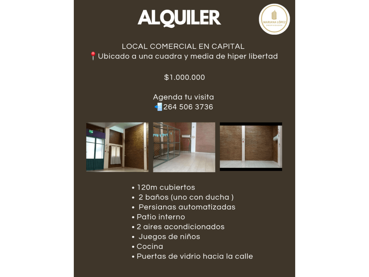 Local Comercial De 120m²  A Metros De Hiper Libertad