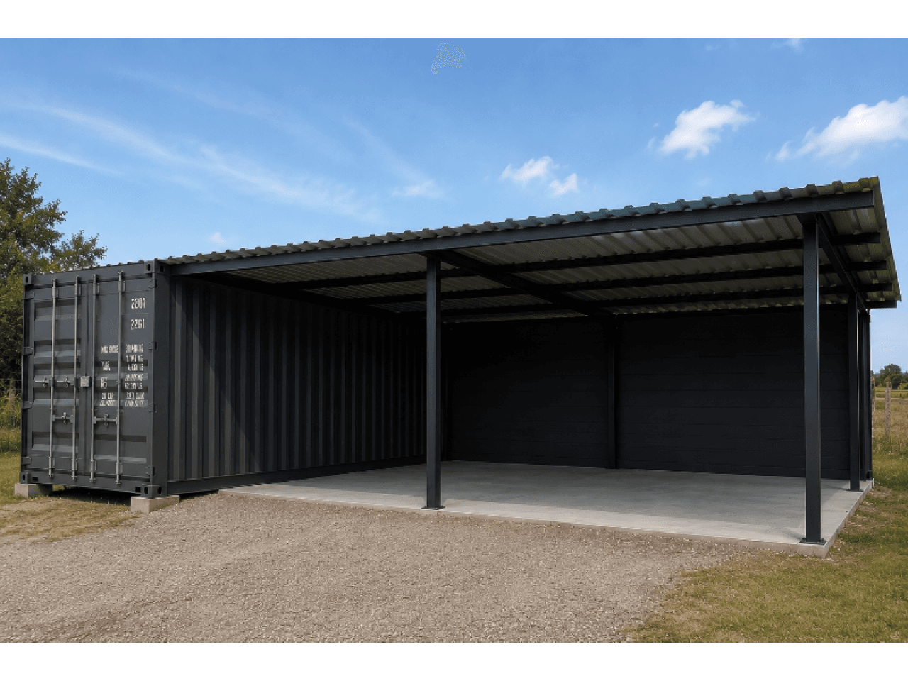 Alquiler Container Con Dos Cocheras