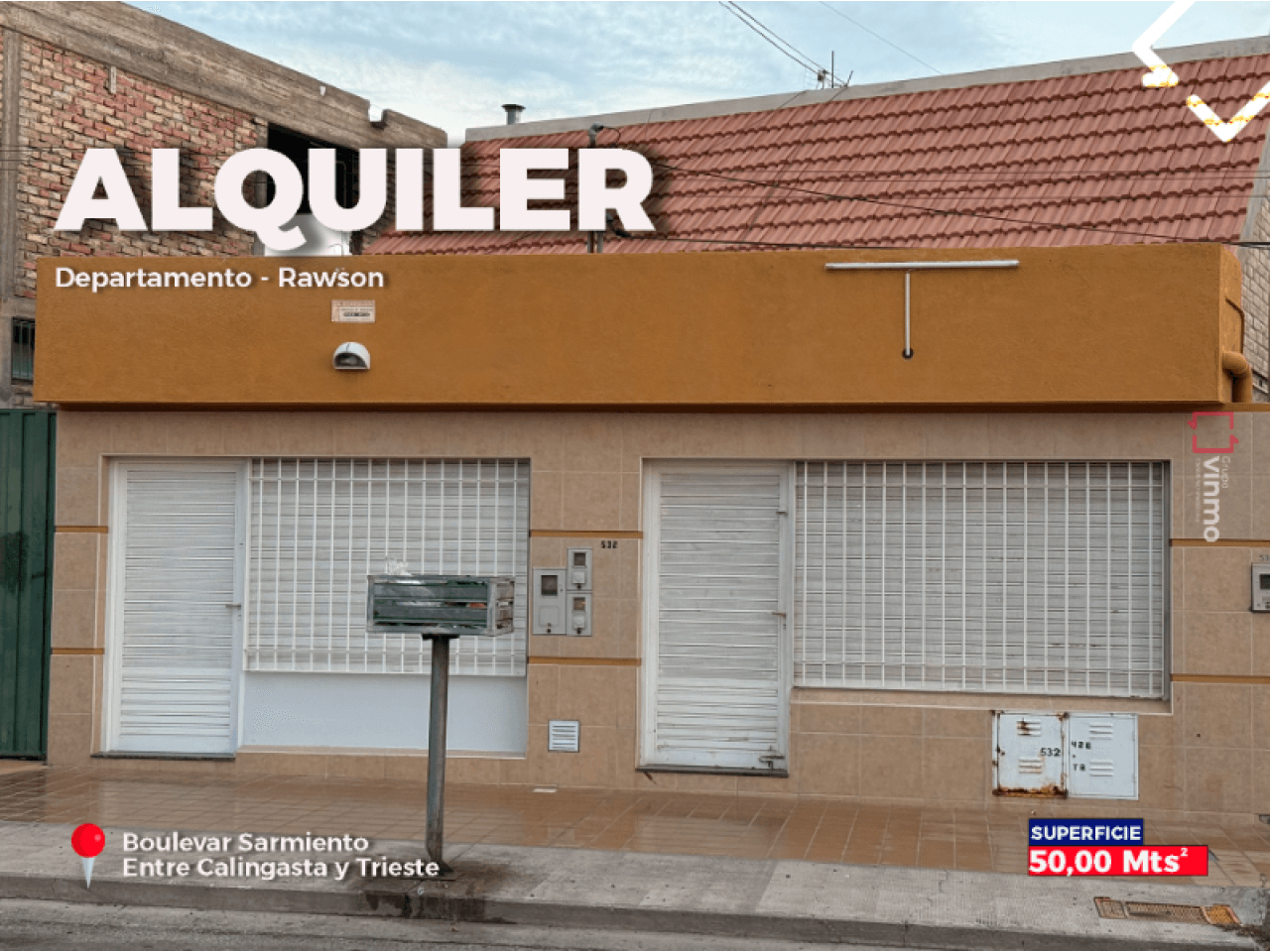 Alquiler Dpto 1 Dormitorio. Rawson