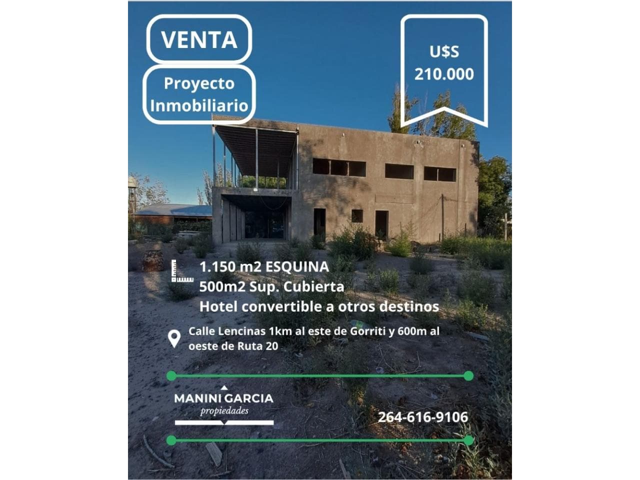 Venta. Importante Propiedad - Sobre Calle Lencinas - Proyecto Inmobiliario. Santa Lucia