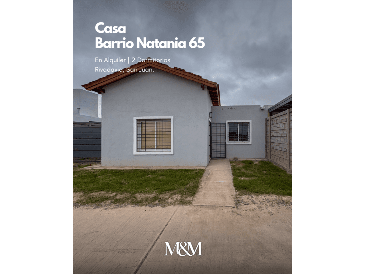 🟤 Alquiler Casa 2 Dormitorios | Natania 65 | Rivadavia