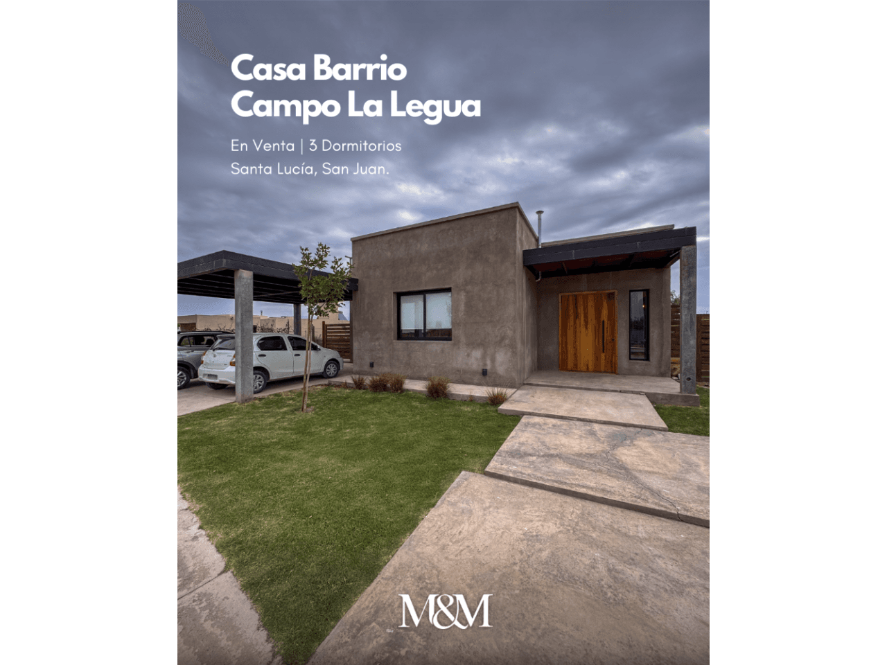 ⚫️ Venta Casa 3 Dormitorios | Barrio Privado Campo La Legua | Santa Lucía