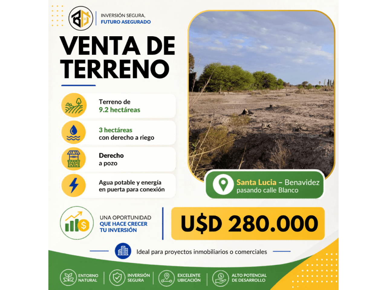 Venta De Terreno De Gran Tamaño