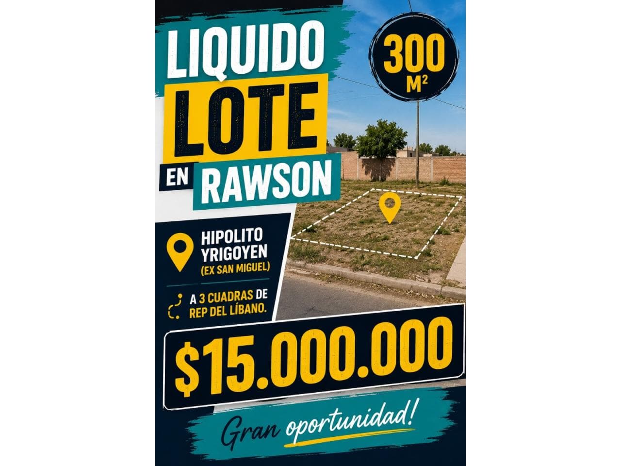 Venta Lote En La Zona De Rawson