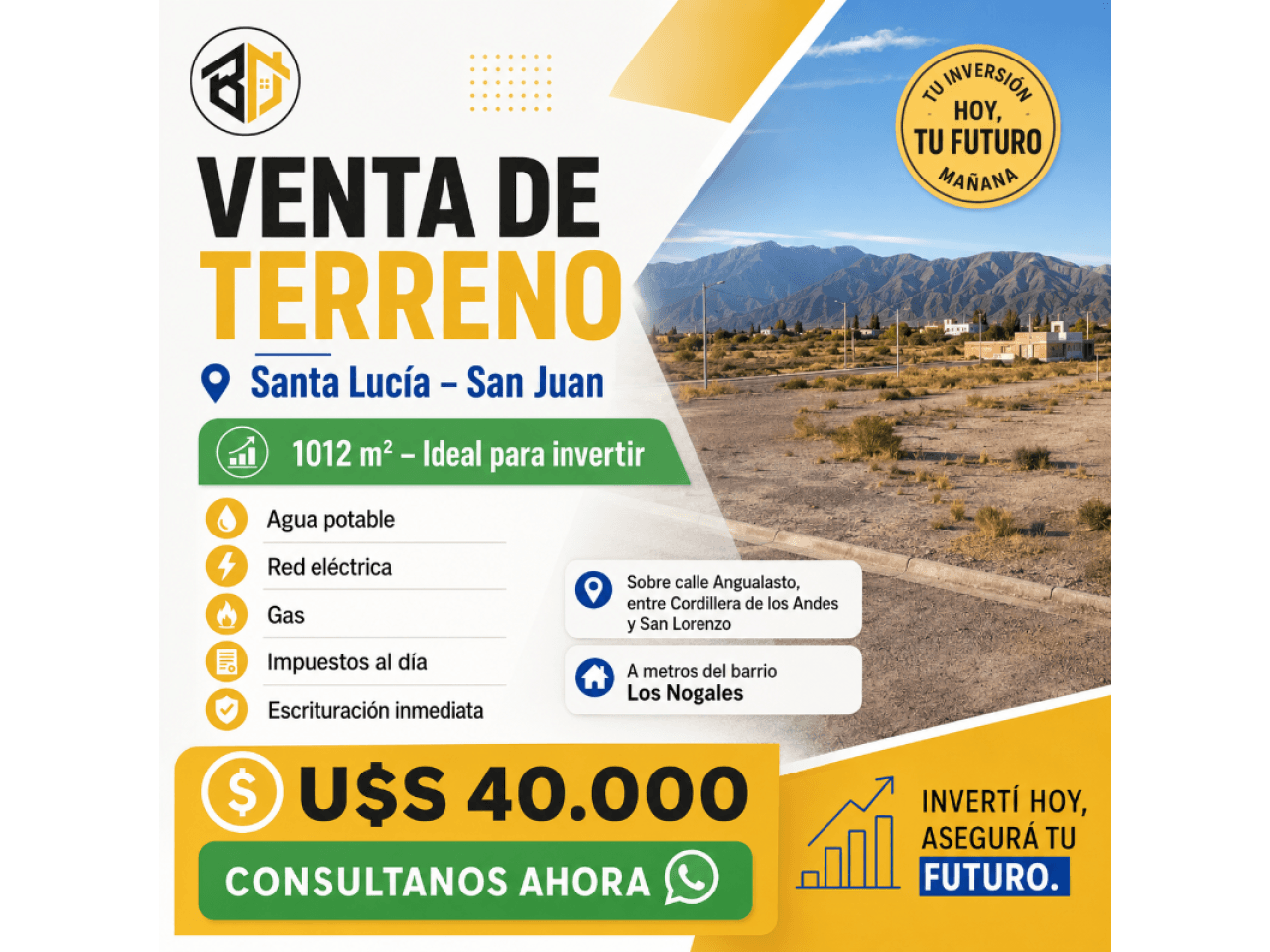 Venta De Lote En El Departamento Santa Lucia