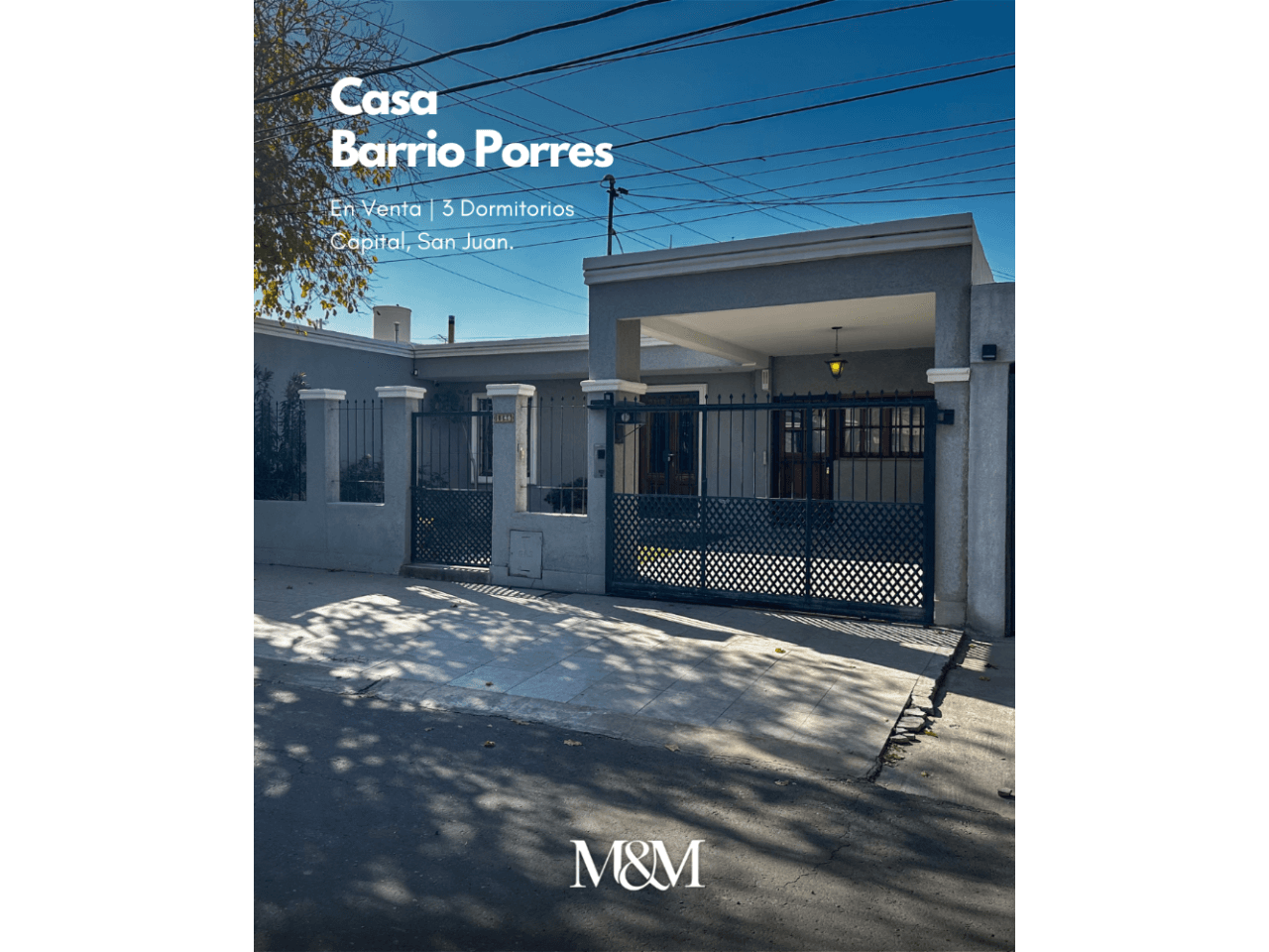 ⚫️ Venta Casa 3 Dormitorios | Barrio Porres | Capital