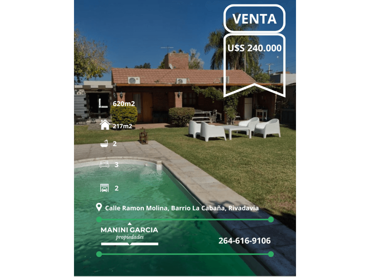 Venta - Hermosa Casa En Barrio La Cabaña - Rivadavia