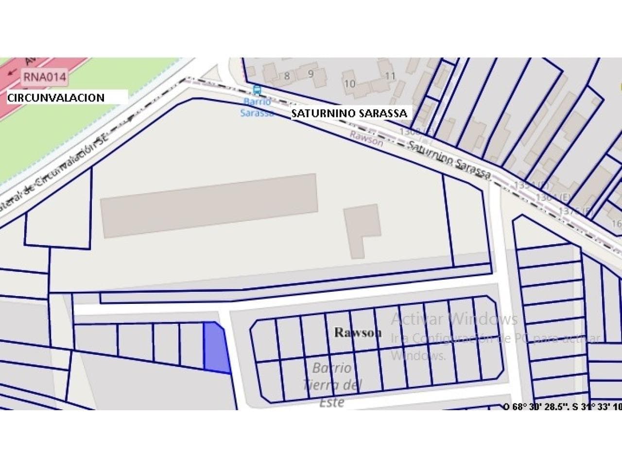 Venta Esquina A Metros De Circunvalacion 320m2 Lote 1. Rawson