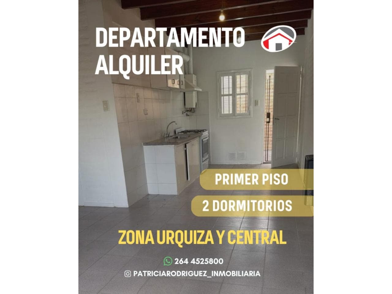 Inmobiliaria Alquila Departamento Dos Dorm Excelente Ubicacion- Inmediaciones Centro Civico 1er Piso