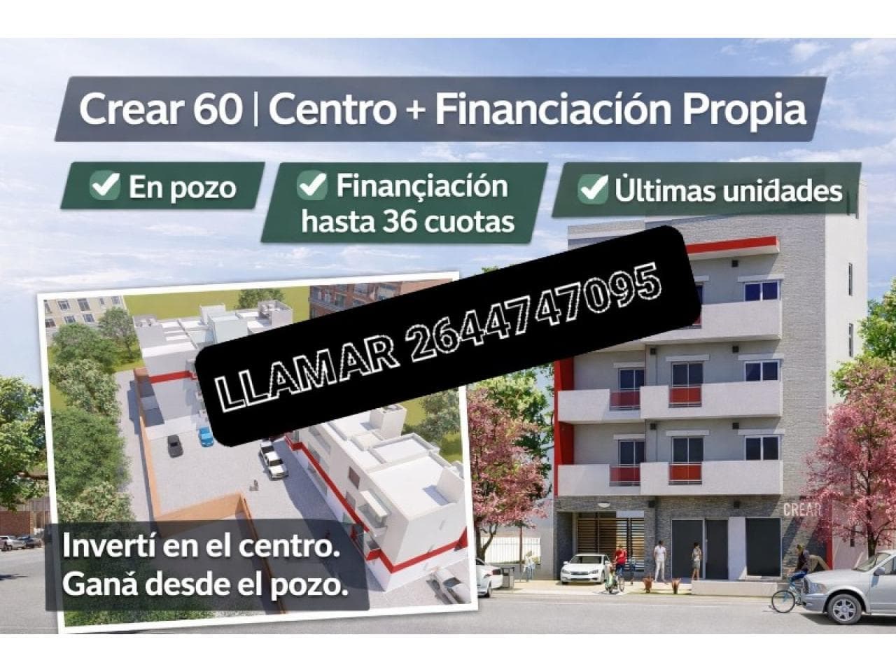 Departamentos. De Uno Dos Y Tres Dormitorio. Capital