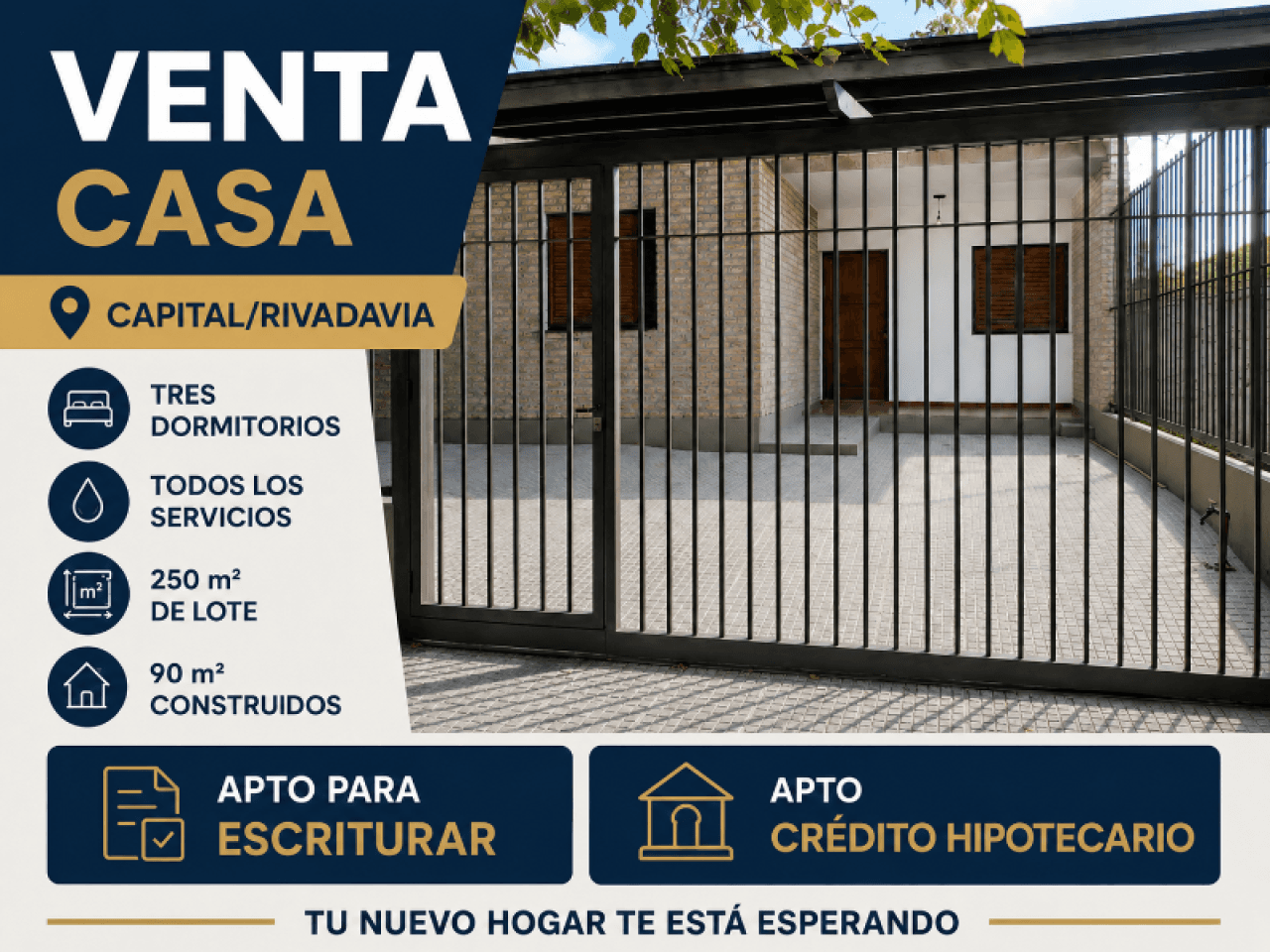 Venta. Casa 3 Dormitorios C Patio