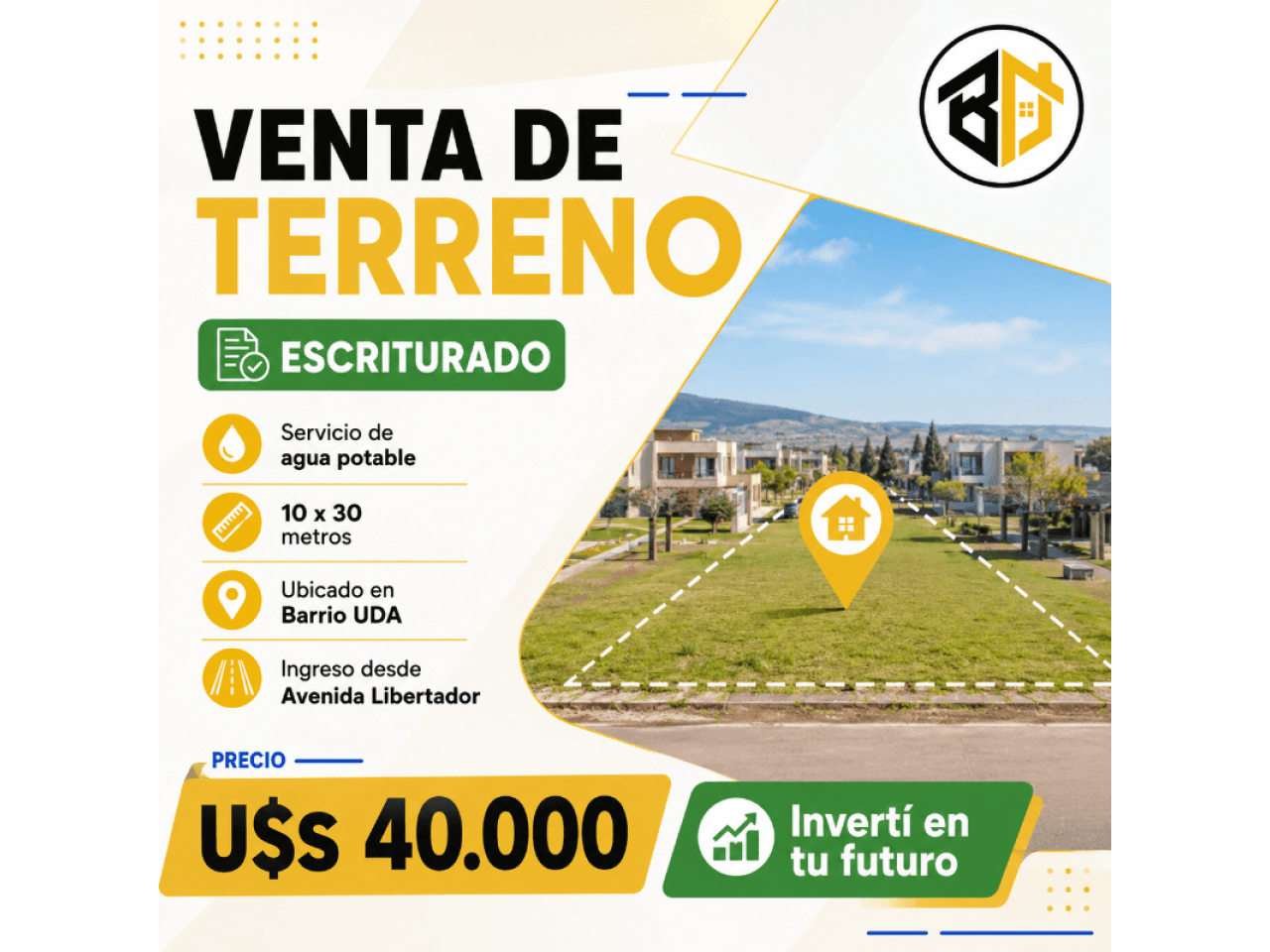 Venta Lote En Barrio Uda. Rivadavia