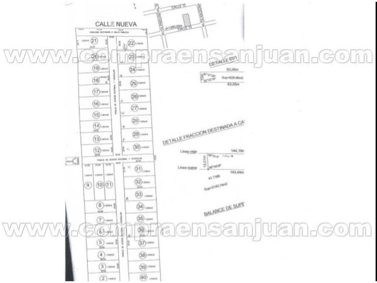 Venta De 3 Lotes En Pocito