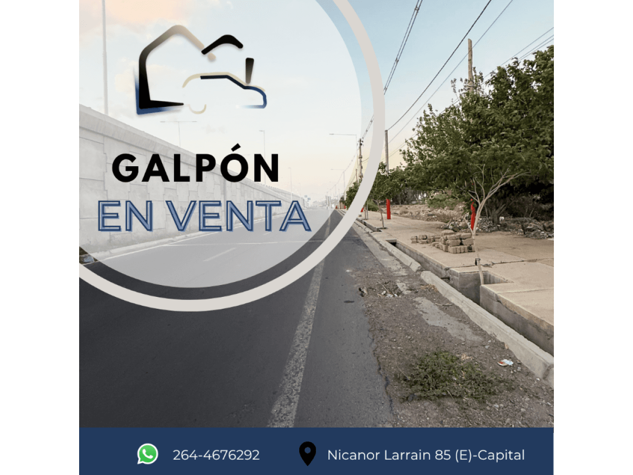 🏢 Venta Galpón Oportunidad Única Sobre Lateral Ruta 40