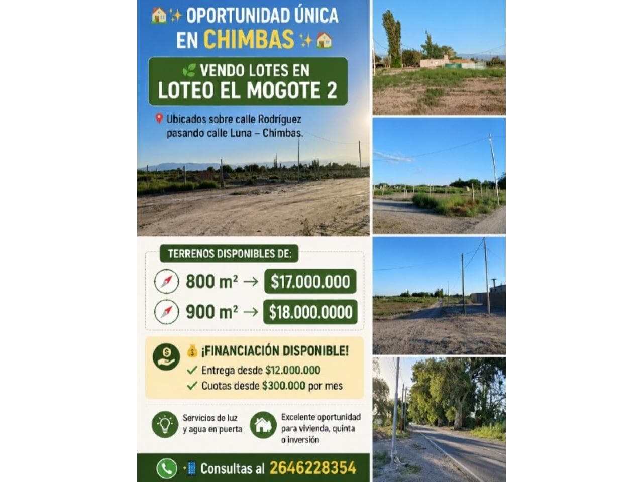 Venta Loteo Mogote 2