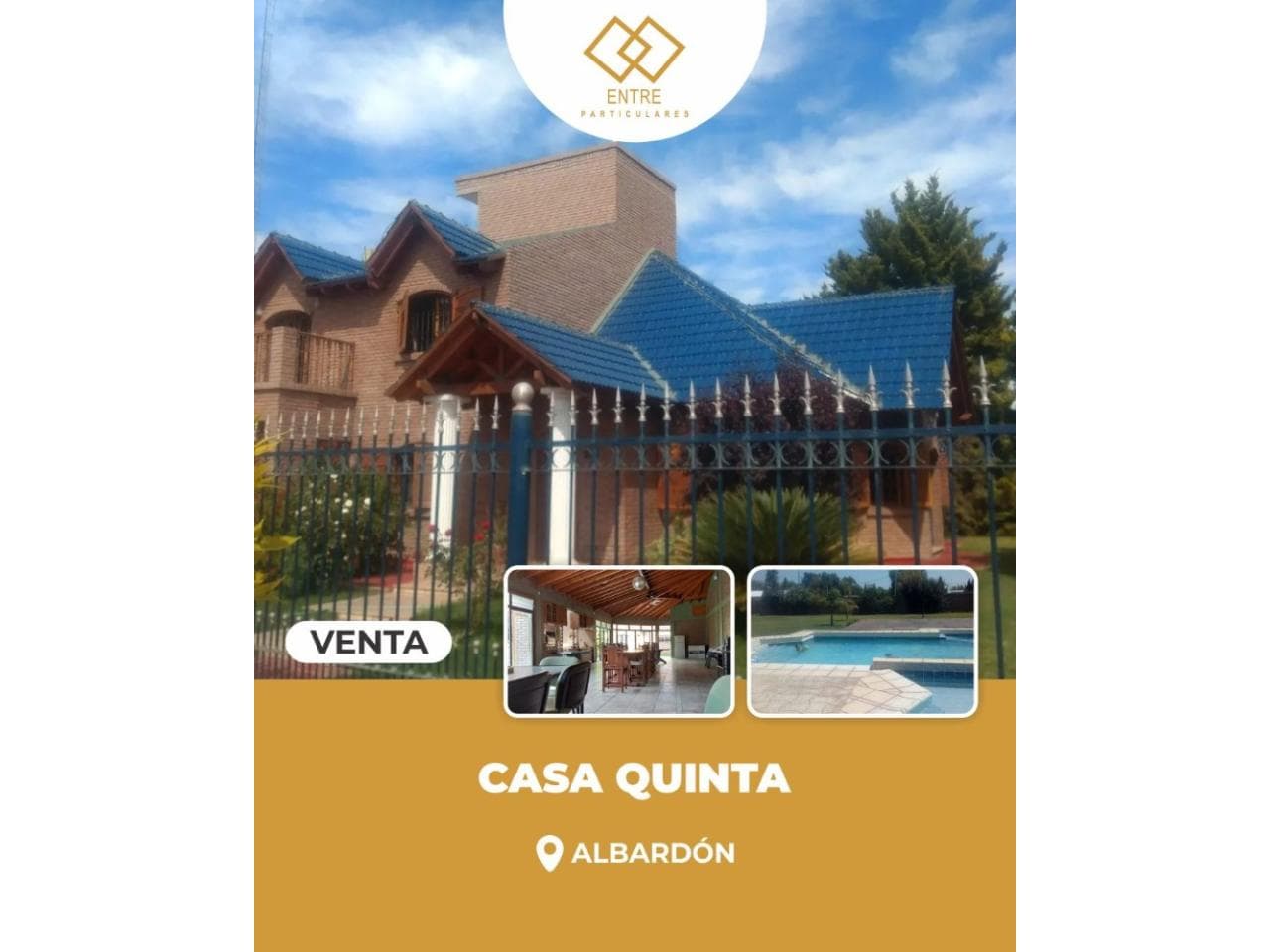 Venta. Casa Quinta. Albardon