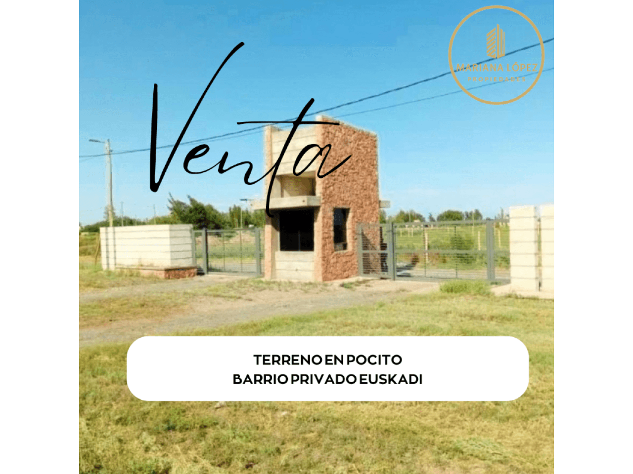 Venta. Lote En Pocito 1734m2