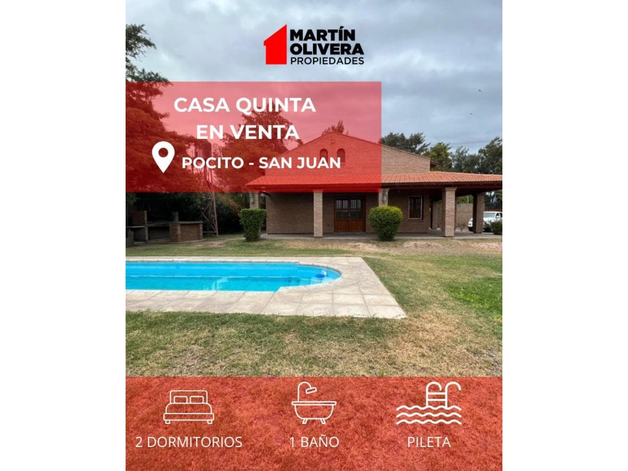 Venta. Casa Quinta. Pocito
