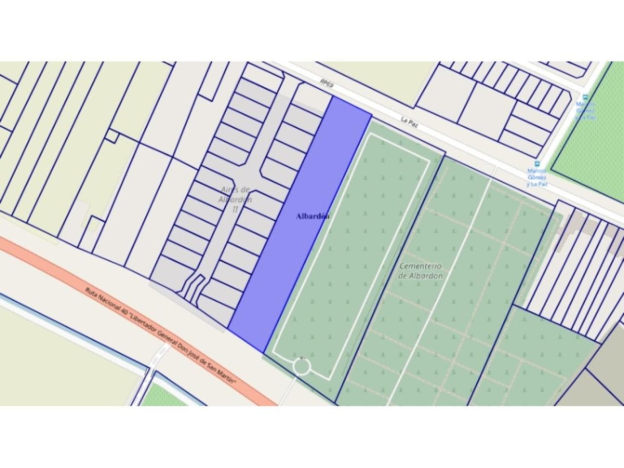 Arevalo Inmobiliaria Vende Terreno Sobre Ruta 40, Albardon