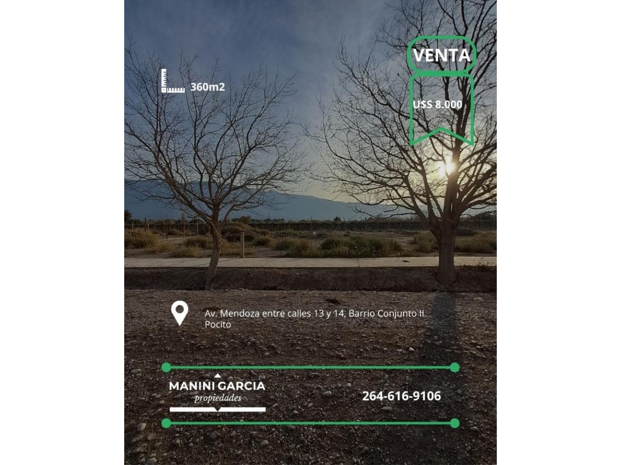 Venta - Lote De 360 M2 - Pocito