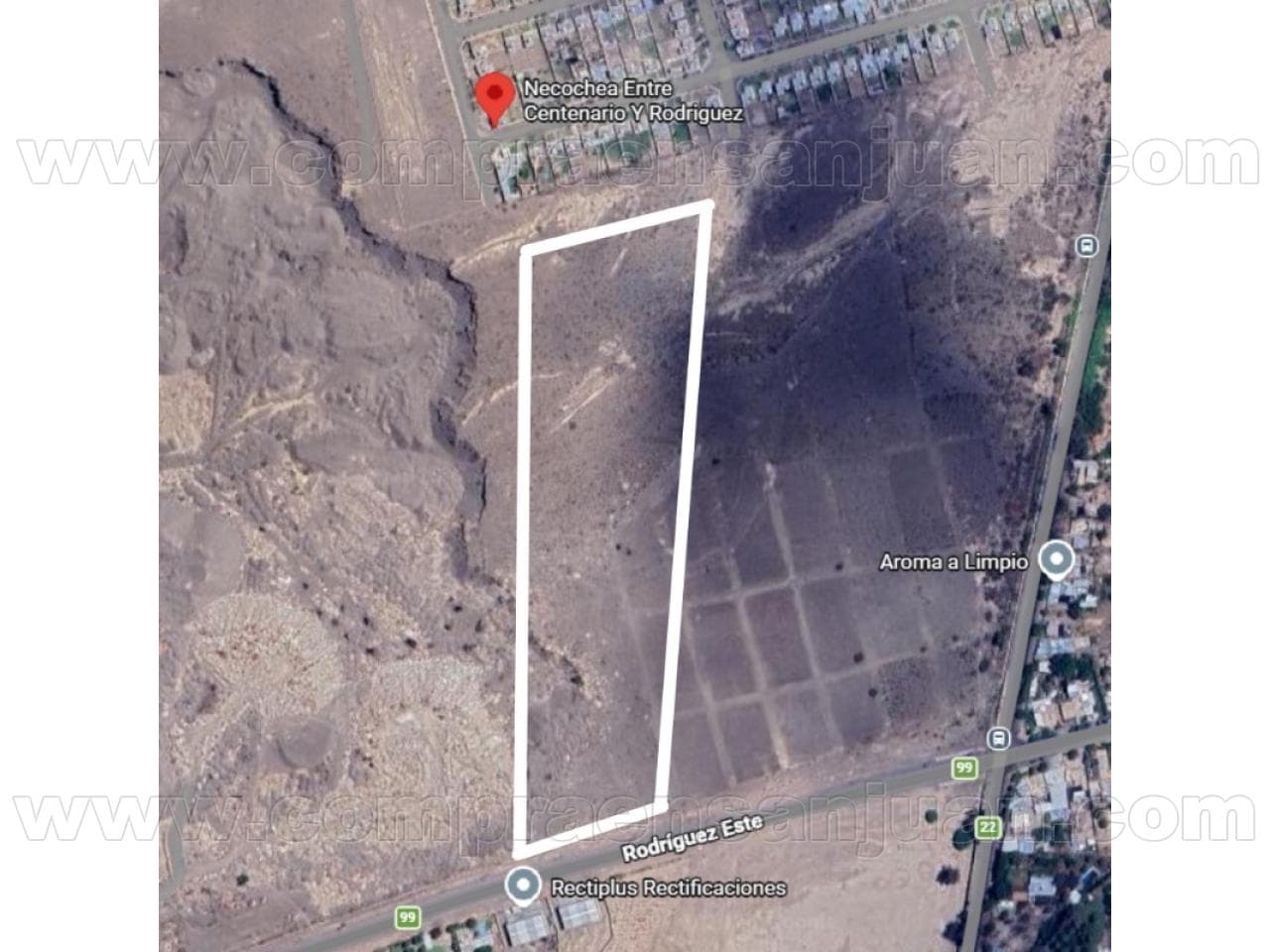Venta - Terreno De 51.735 M2, Calle Rodríguez Antes De Necochea - Chimbas