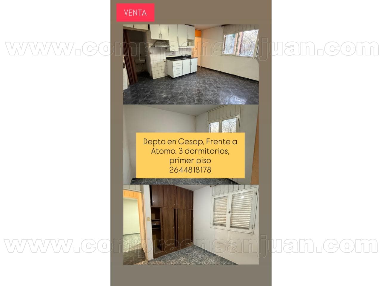 Venta Dpto Barrio Cesap. Rivadavia