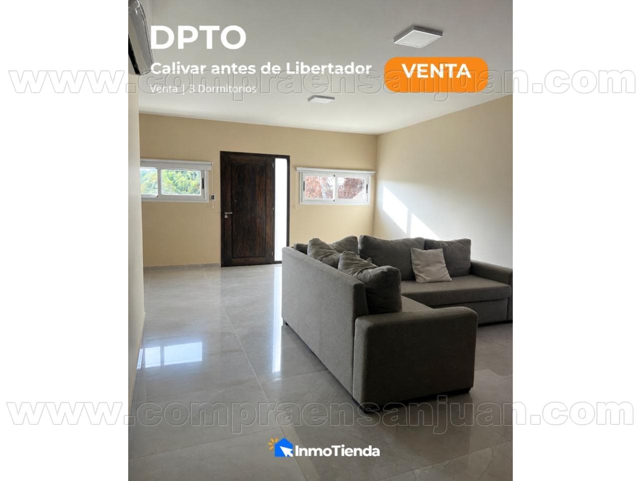 Departamento En Venta | 3 Dormitorios | Sobre Rastreador Calivar