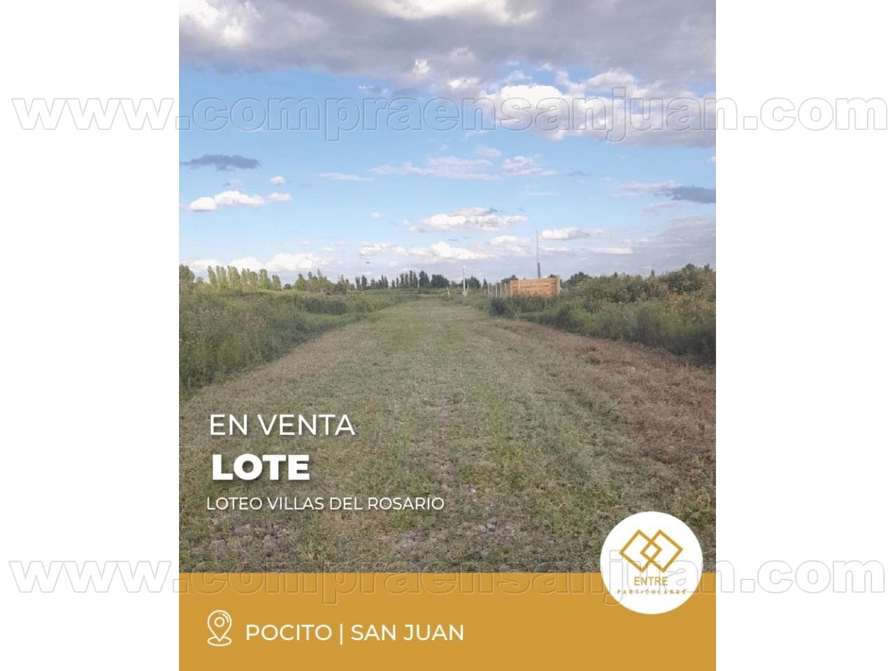 Venta. Lotes En Loteo Villas Del Rosario. Albardon
