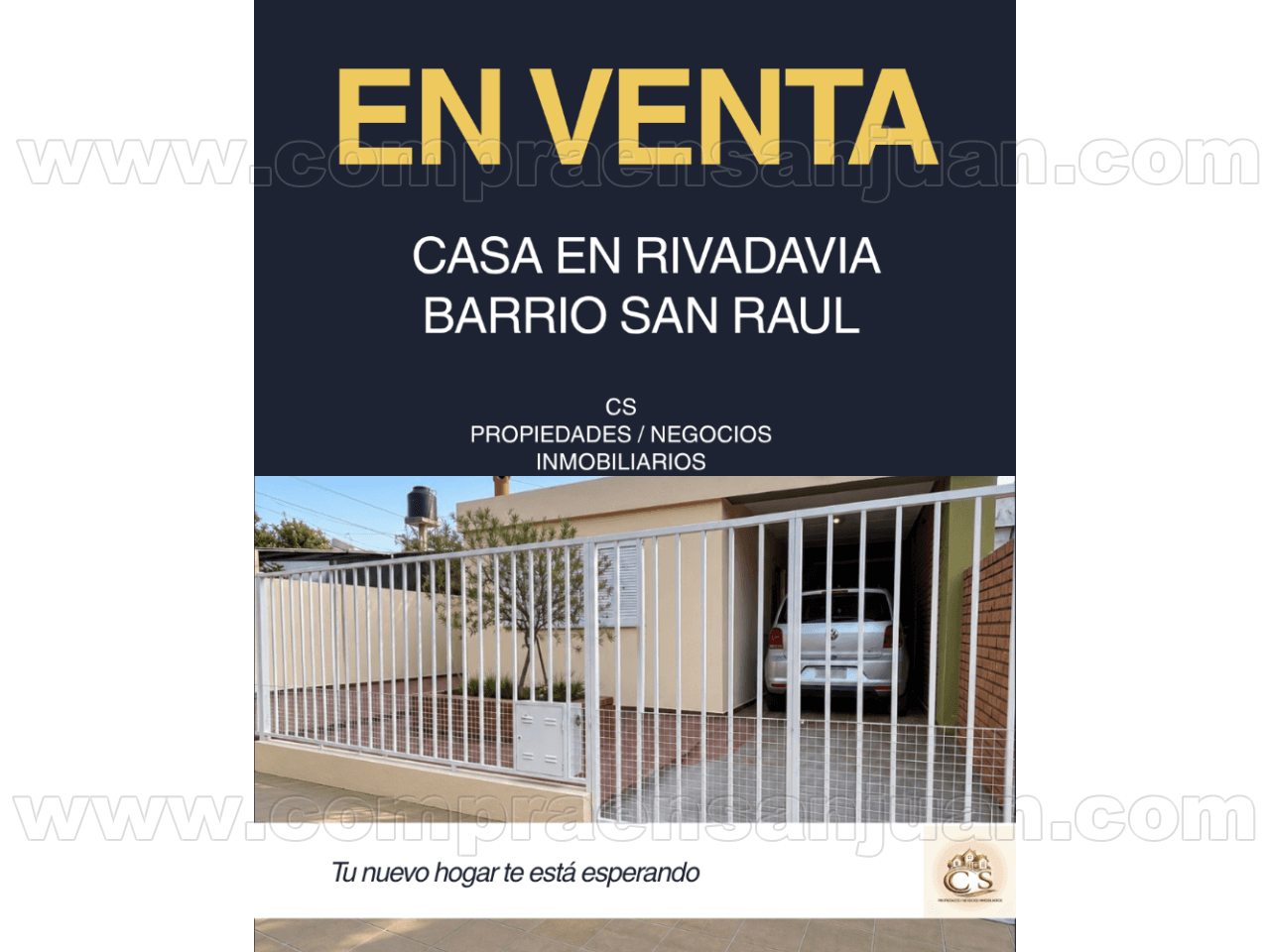 Venta. Casa, Barrio San Raul A Metros De Calle Av. Libertador. Rivadavia