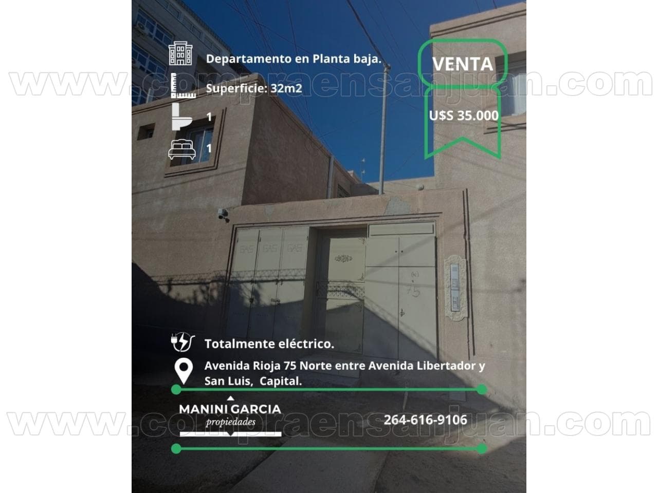 Venta - Departamento 1 Dormitorio - Capital - Sobre Av. Rioja