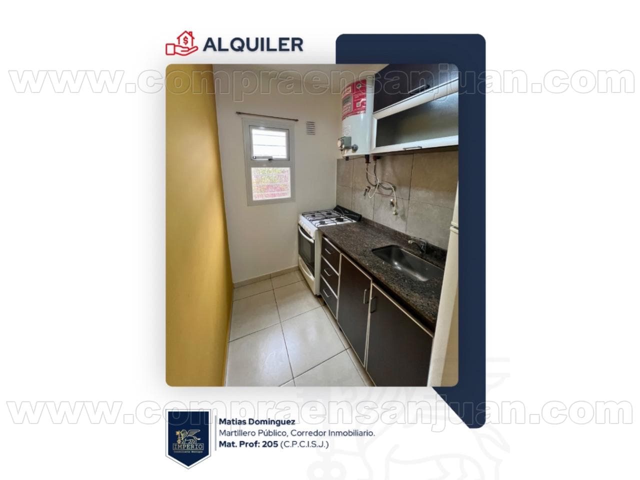 Se Alquila Departamento Con Cochera, Hermosa Ubicación