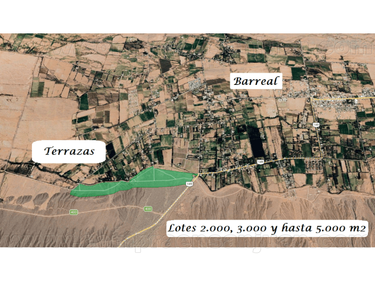 Preventa Exclusiva, Terrazas De Barreal, Lotes De 2.000 Hasta 5.000 Metros. Calingasta