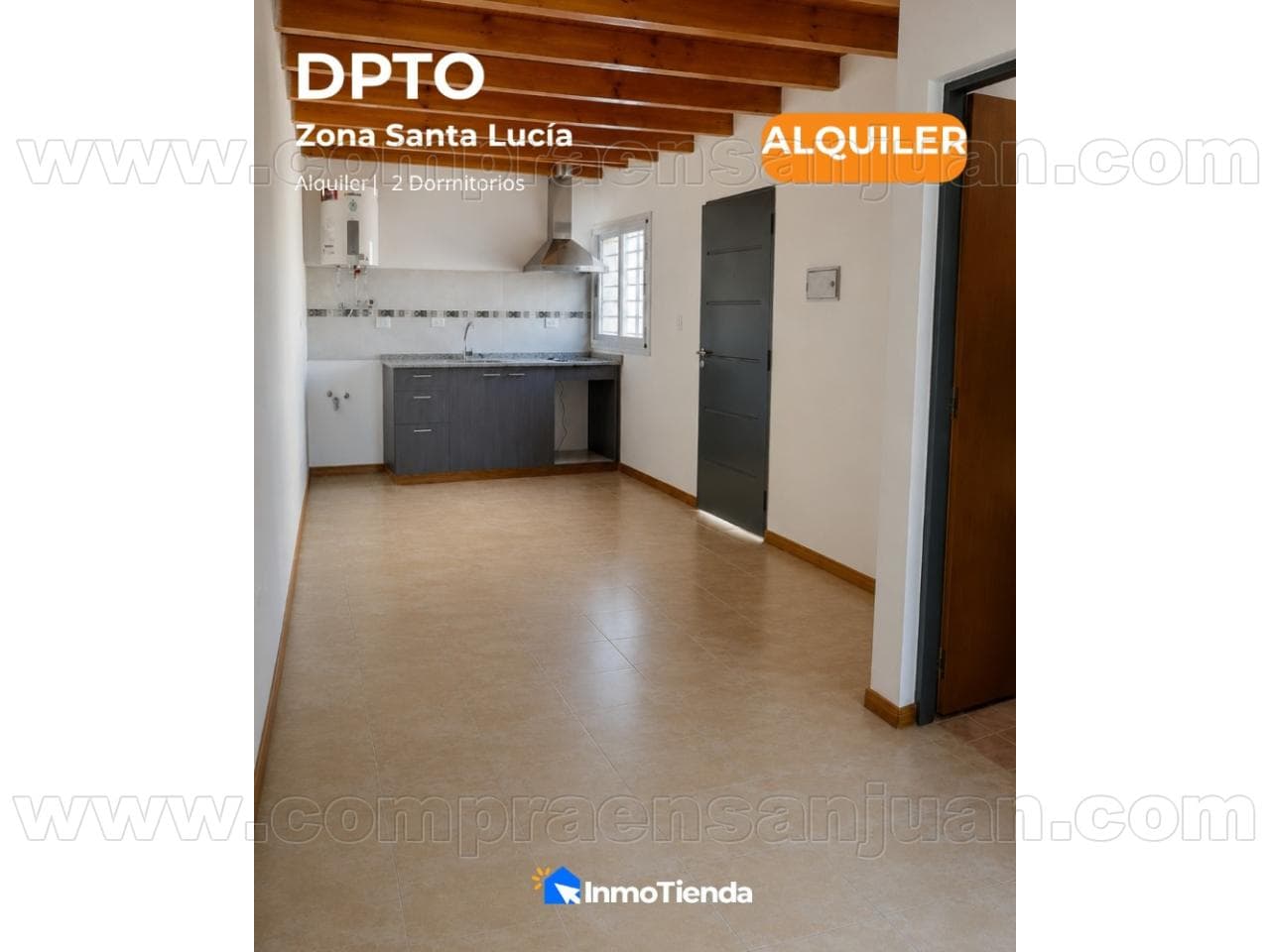 Alquiler Departamento A Estrenar | 2 Dormitorios. Santa Lucia