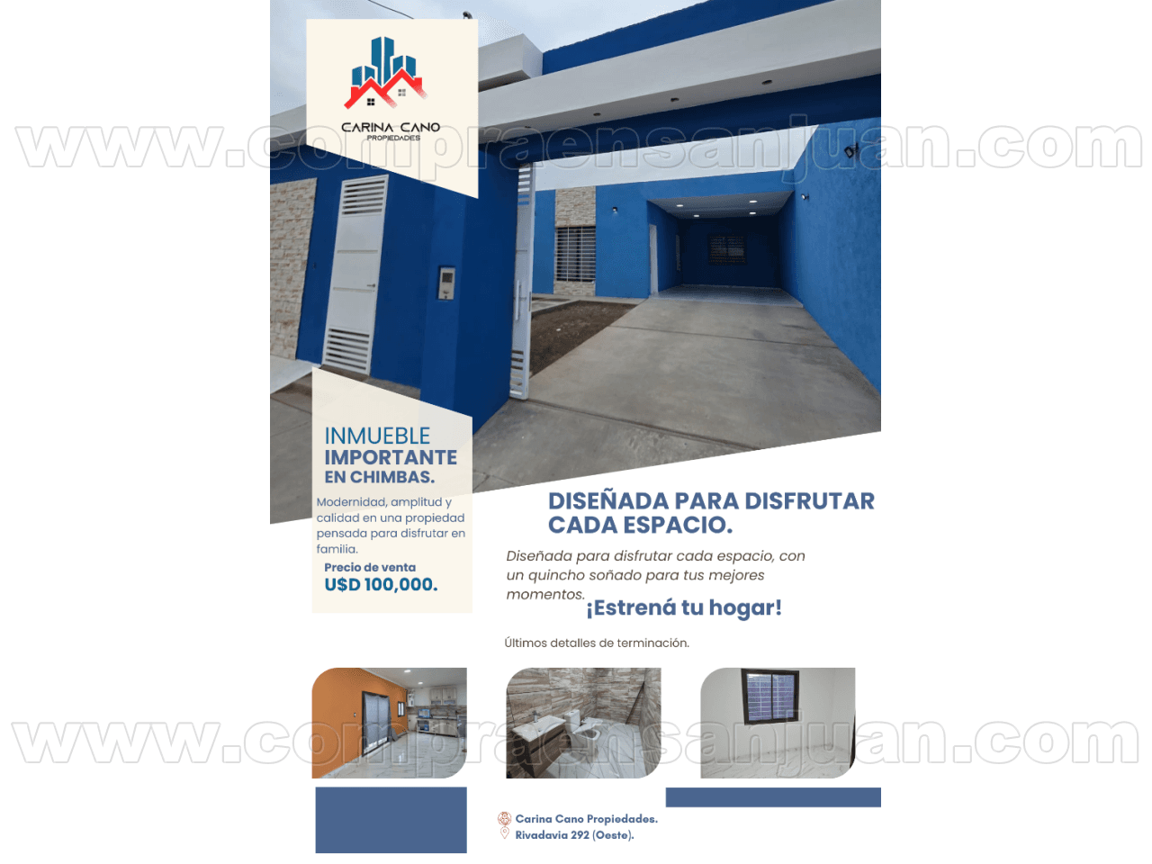 Importante Inmueble A Entrenar En Venta - Chimbas.