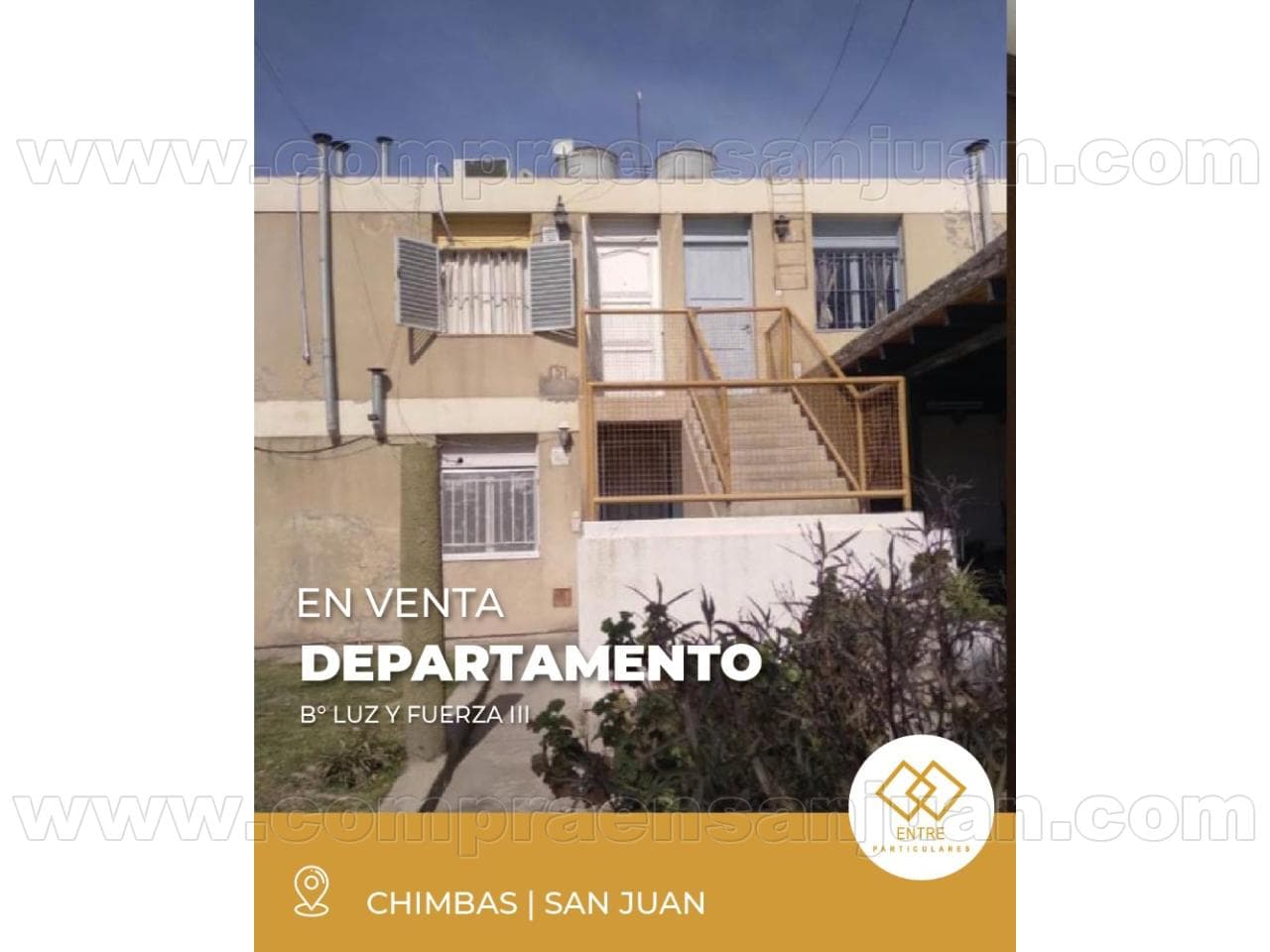 Venta. Departamento 3 Habitaciones. Chimbas