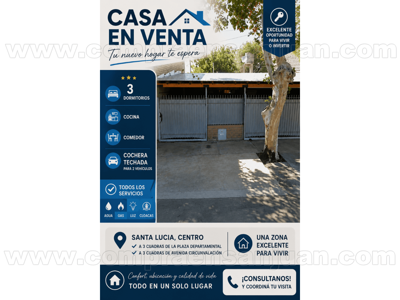 Dueña Vende Casa 3 Dormitorios Apta Credito Hipotecario