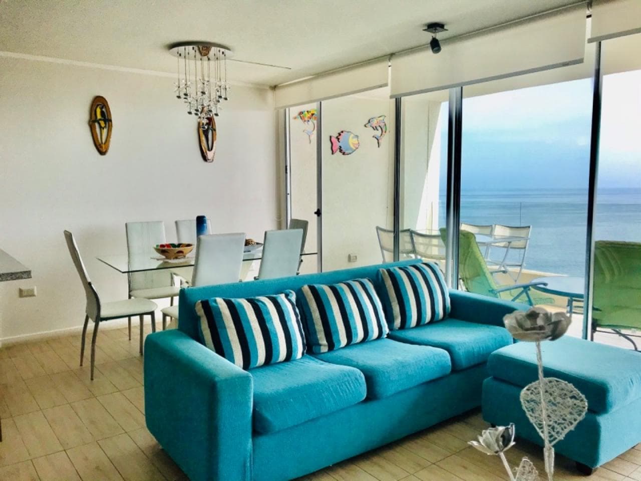 La Choza Vip Turquesa - En La Serena, Edificio Club Océano Con Wifi Y Tv Cable A Pasos Del Casino Enjoy